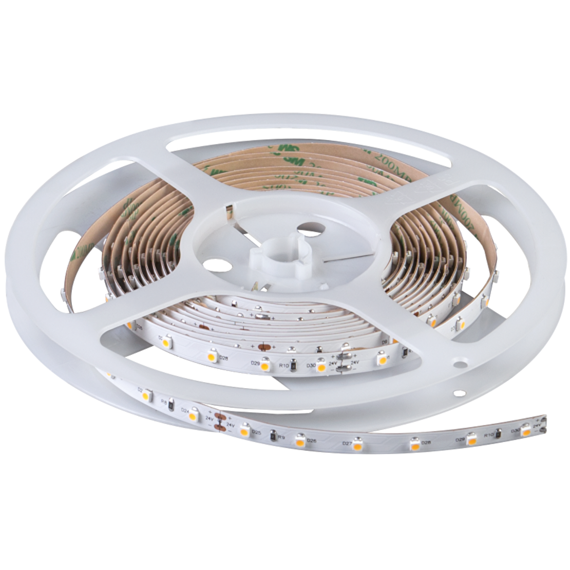 Професионална LED лента неутрално бяла 5м  24V DC 120° 4.8W/m Neutral white SMD 3528