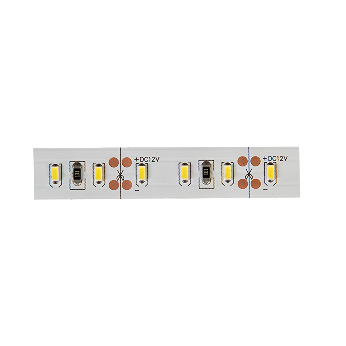 LED лента топло бяла 5м  12V DC 120° 12W/m 3000K SMD 3014