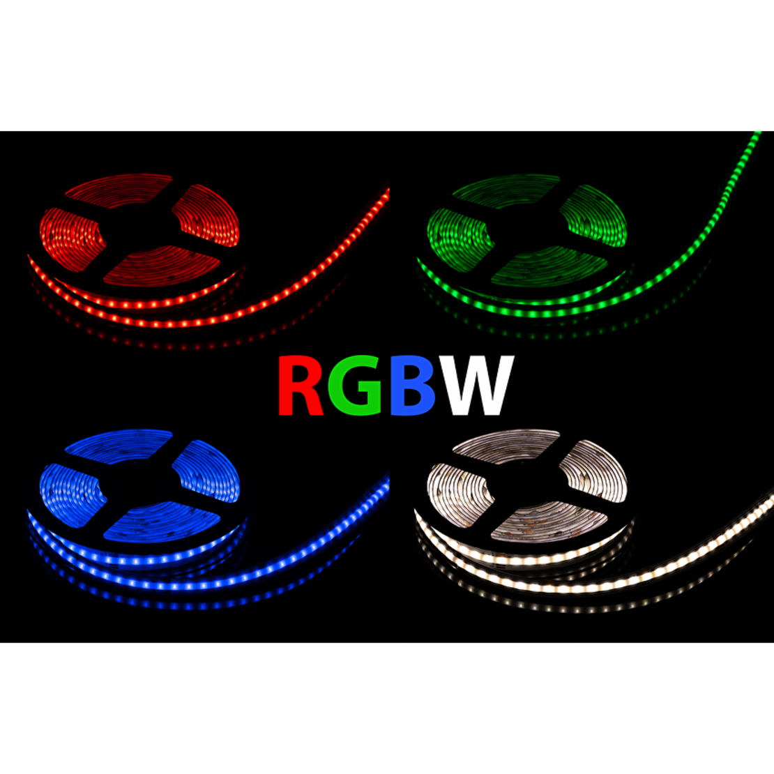 Професионална LED 5м  24V DC 120° 15.8W/m RGB+4000K COB