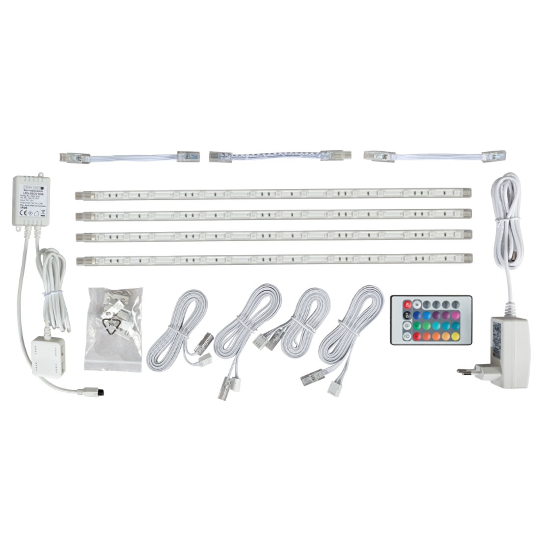 Комплект RGB светодиодно осветление  220V-240V AC 120° 12W RGB SMD 5050
