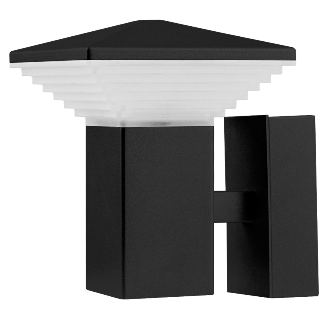 LED фасадно осв. тяло, 6W, 2700K, IP65, куб  за стена графит