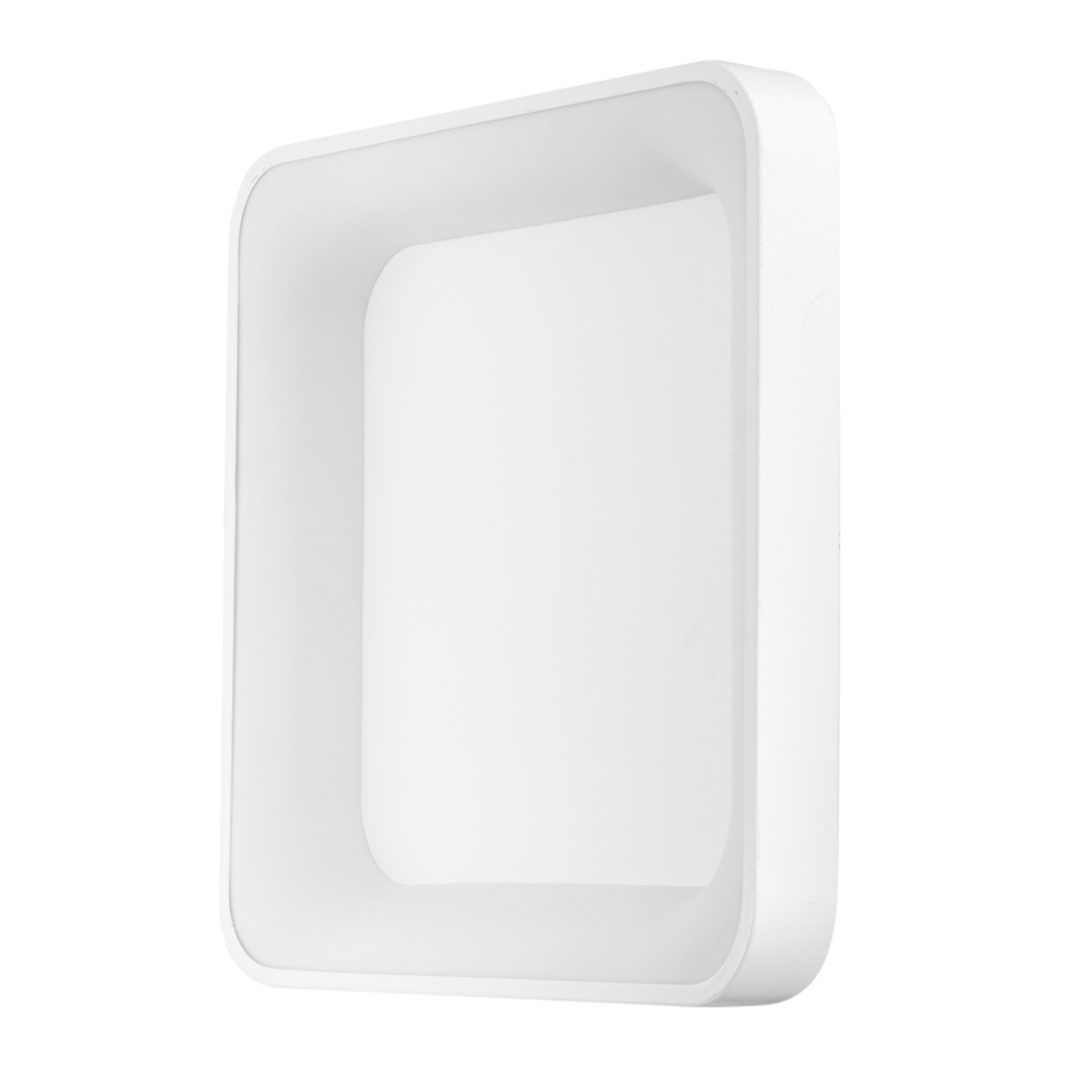 LED димираща CCT плафониера с дистанционно управление 72Wmax IP20 квадрат E14 плафониера бяла Квадрат