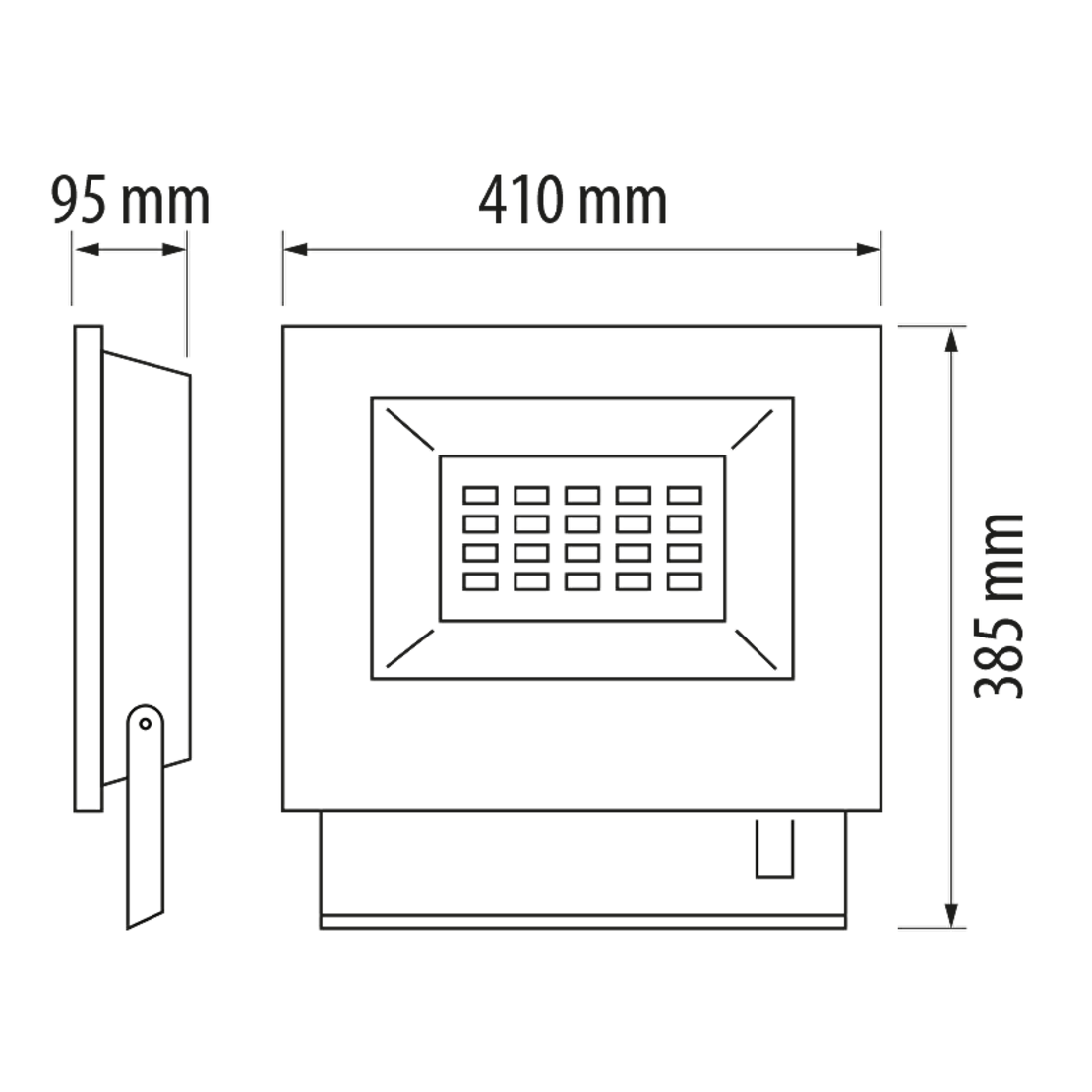 Професионален LED прожектор IP65  220V-240V AC 120° 150W 5000K SMD 2835
