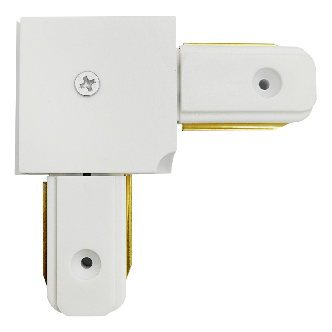 Ъглов конектор, 2 пина, бял  220V-240V AC  1000W