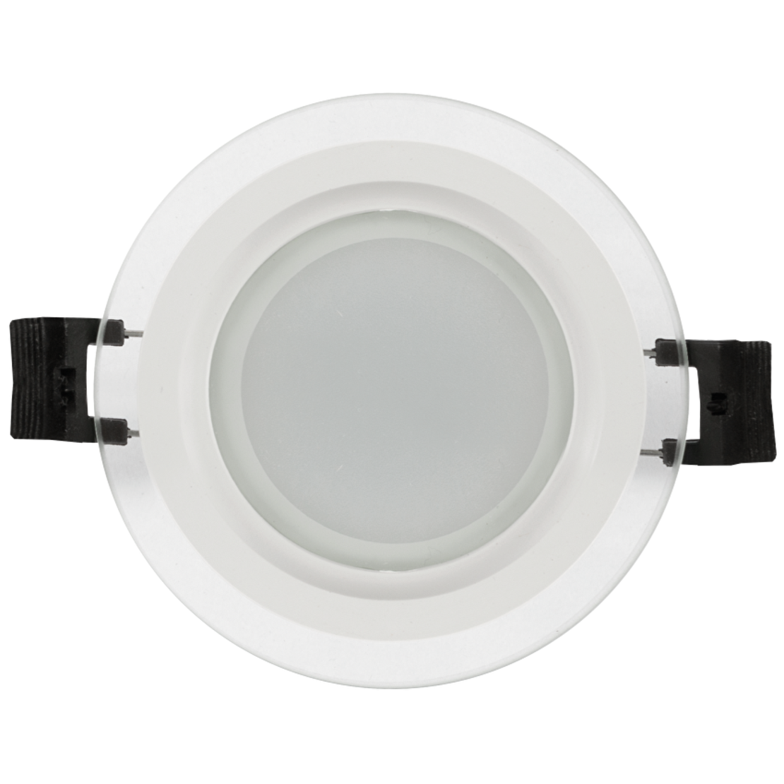LED стъклен панел кръг IP44  220V-240V AC 120° 6W 2700K SMD 2835