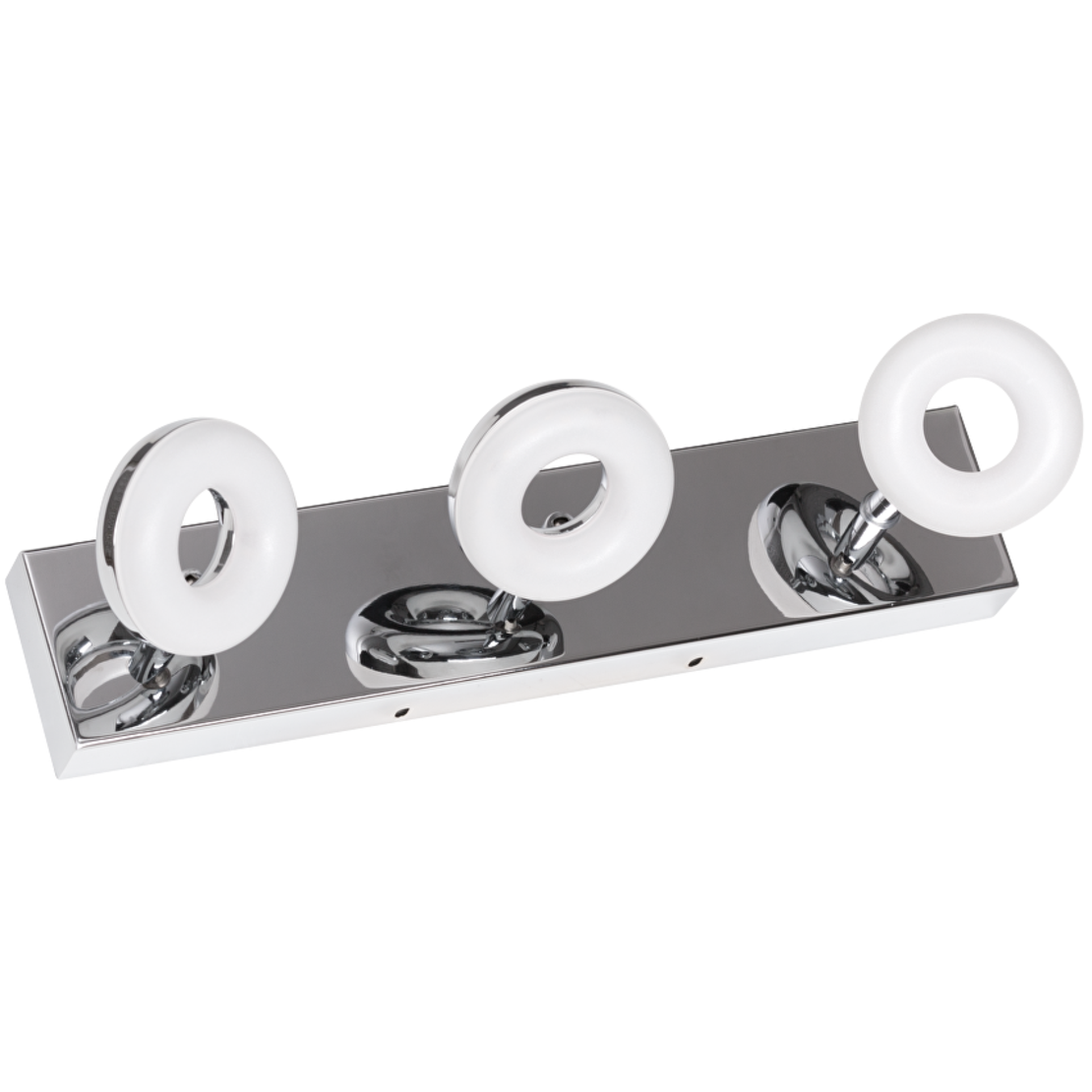LED осв. тяло за баня, 3x5W, 2700K, IP44  за стена хром