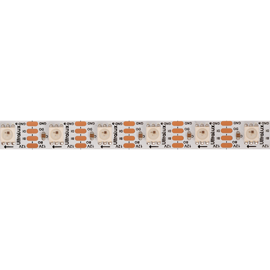 Дигитална LED лента, IC WS2815B 60пиксела/м, IP20, 5м  12V DC 120° 0.43W/pixel RGB SMD 5050