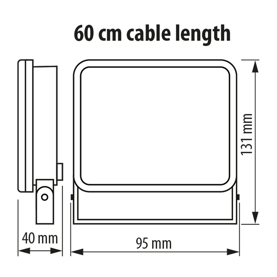 LED прожектор без заслепяване, бял IP65  220V-240V AC 120° 10W 4200K SMD 2835