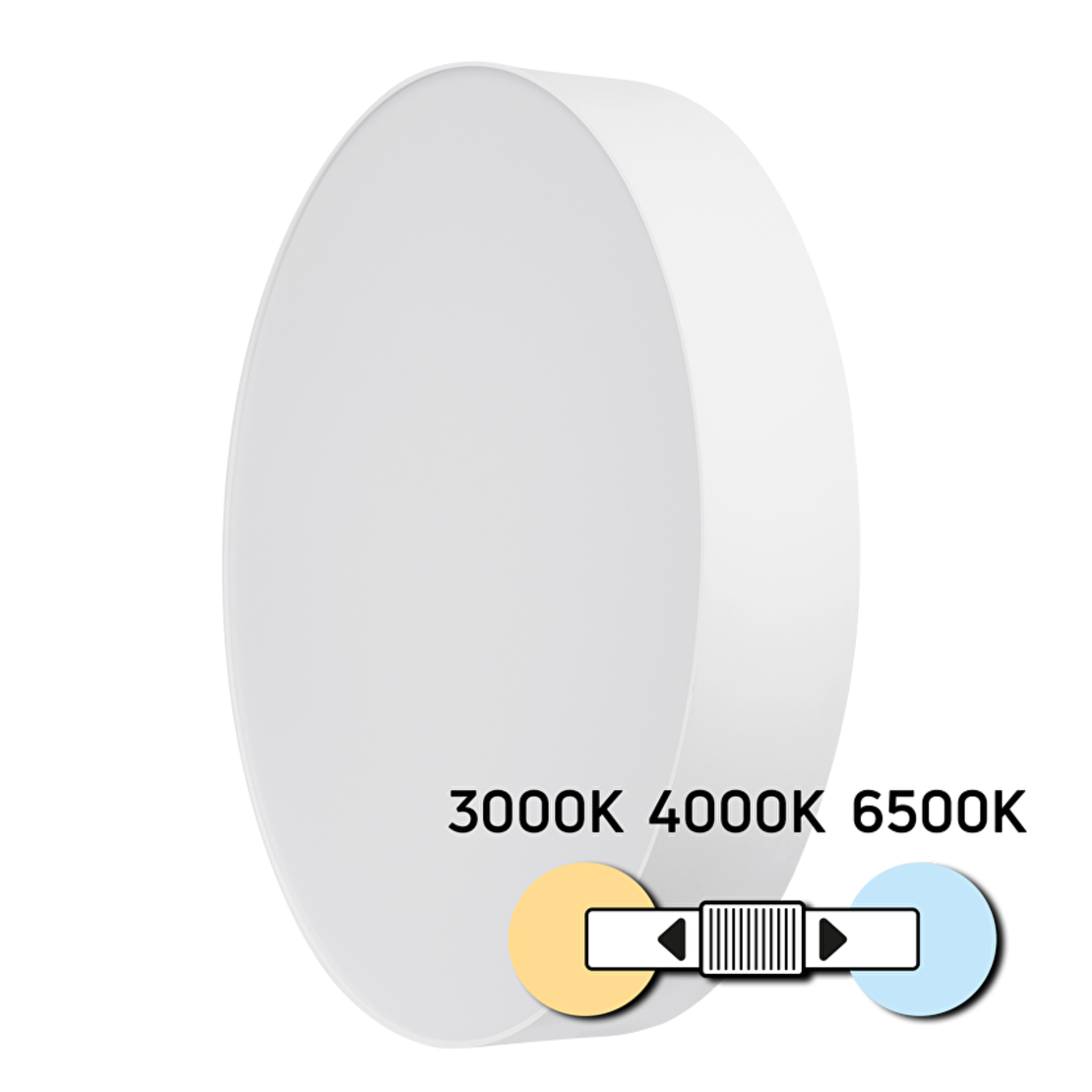LED CCT плафониера бяла 36W IP20 кръг  плафониера  Кръг