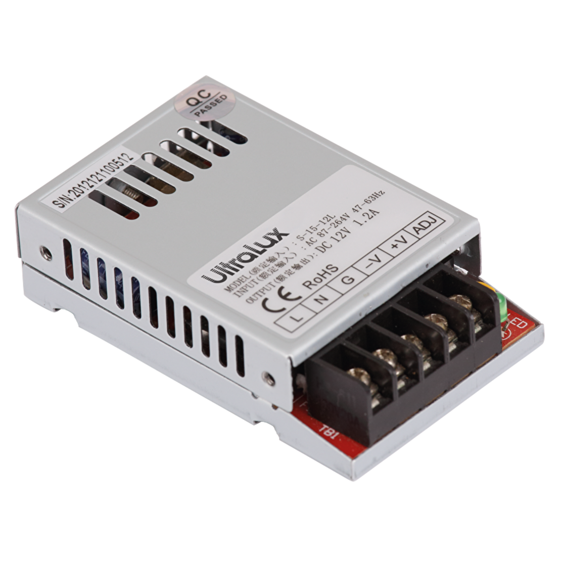 Захранване IP20  12V DC  15W