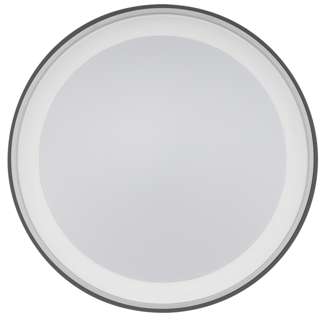 LED димираща плафониера с дистанционно, 45W IP20 CCT 3000/4000/6000K   черна