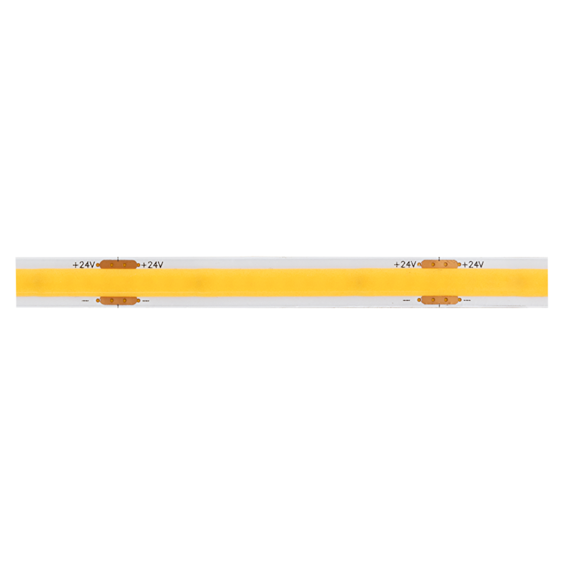 Професионална LED лента амбър 5м  24V DC 120° 11W/m 1800K COB