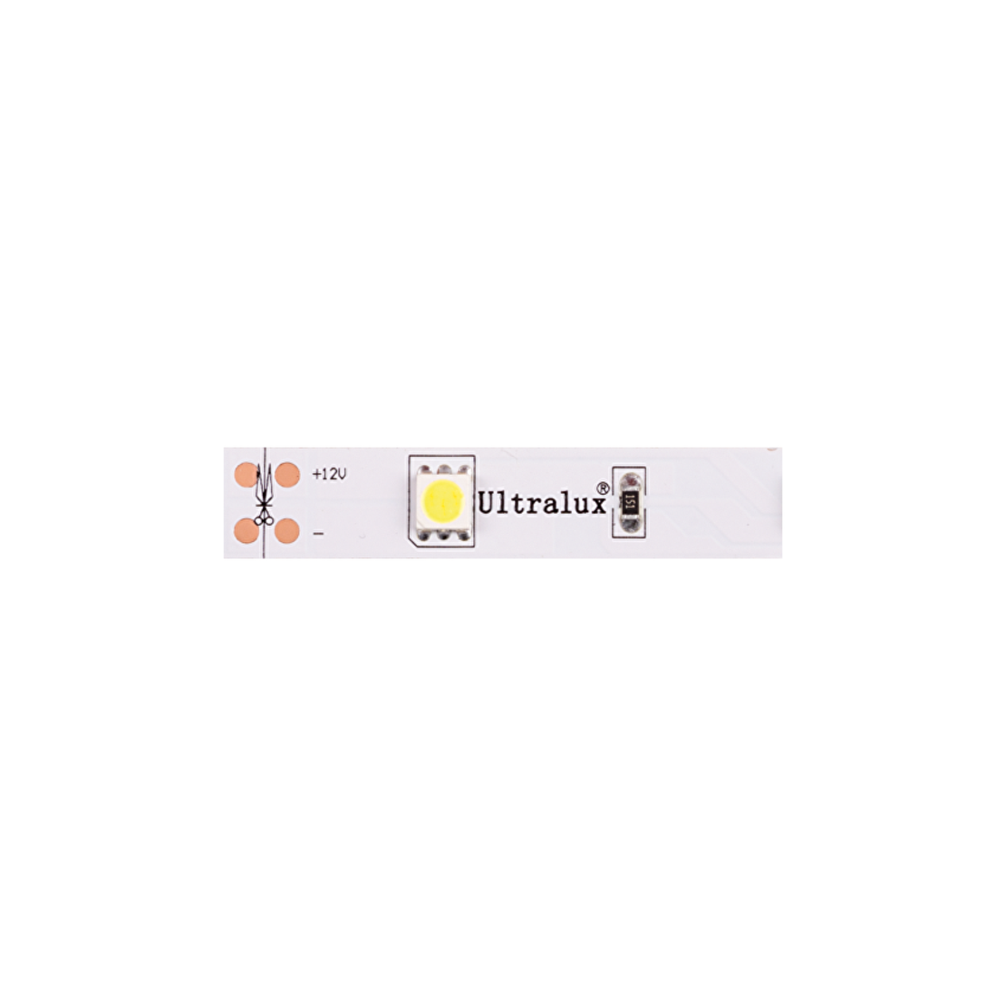 LED лента топло бяла 5м  12V DC 120° 6.75W/m 3000K SMD 5050