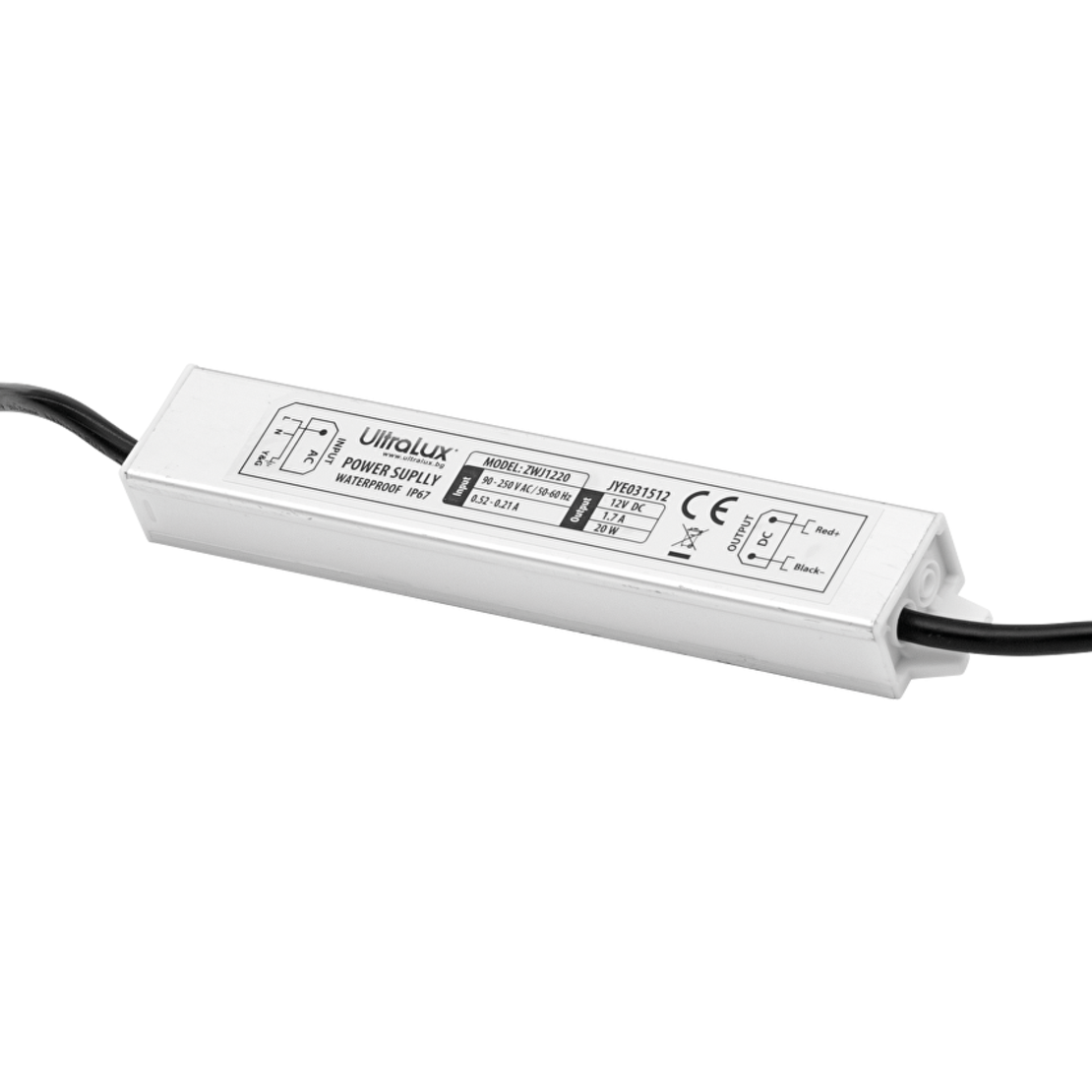 Захранване, водоустойчиво IP67  12V DC  20W