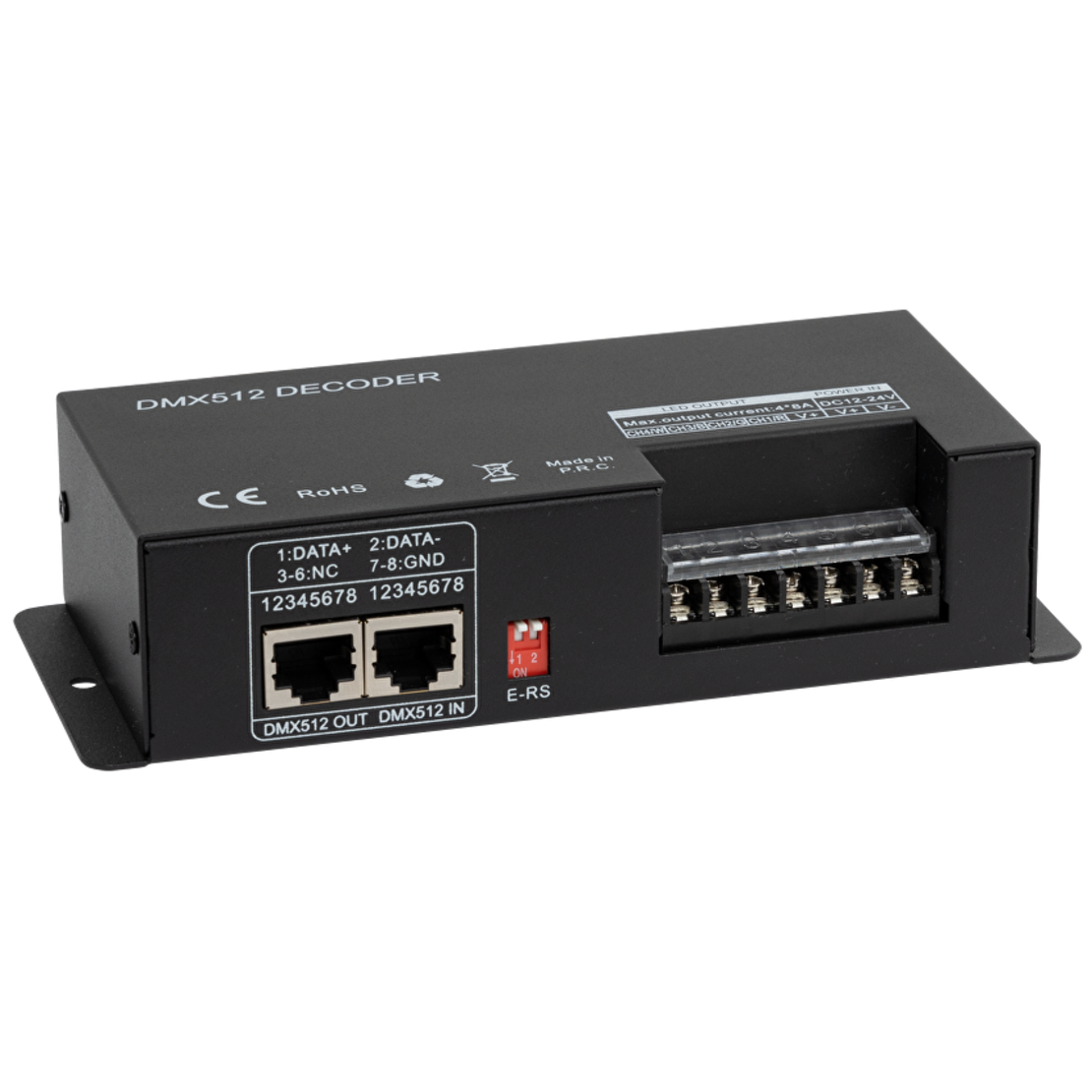 DMX512 контролер за RGBW LED осветление, 32A  12-24V DC  384W(12V) 768W(24V)