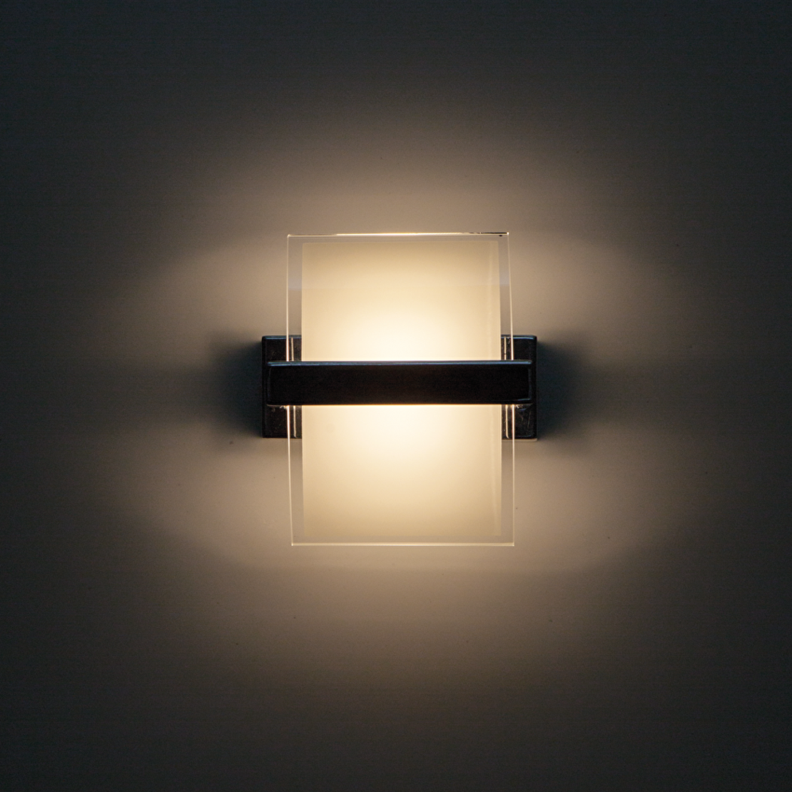 LED осв. тяло 5W, 2700K, IP20  за стена хром