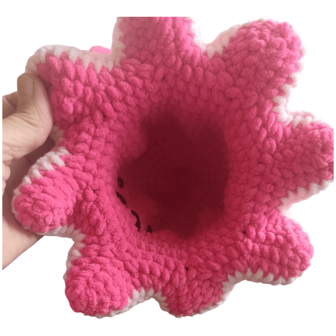 Двулицево плетено октоподче  | Усмихнато и намръщено | Ръчна изработка