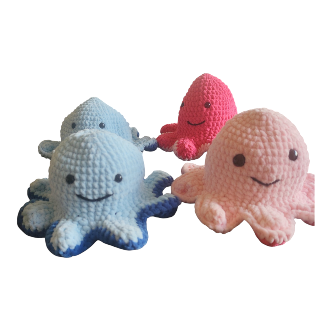 Двулицево плетено октоподче  | Усмихнато и намръщено | Ръчна изработка