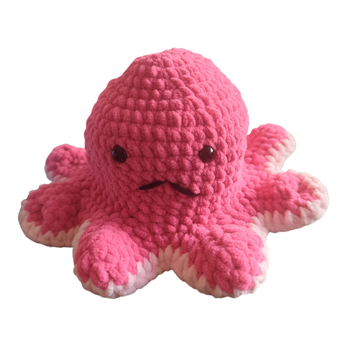 Двулицево плетено октоподче  | Усмихнато и намръщено | Ръчна изработка