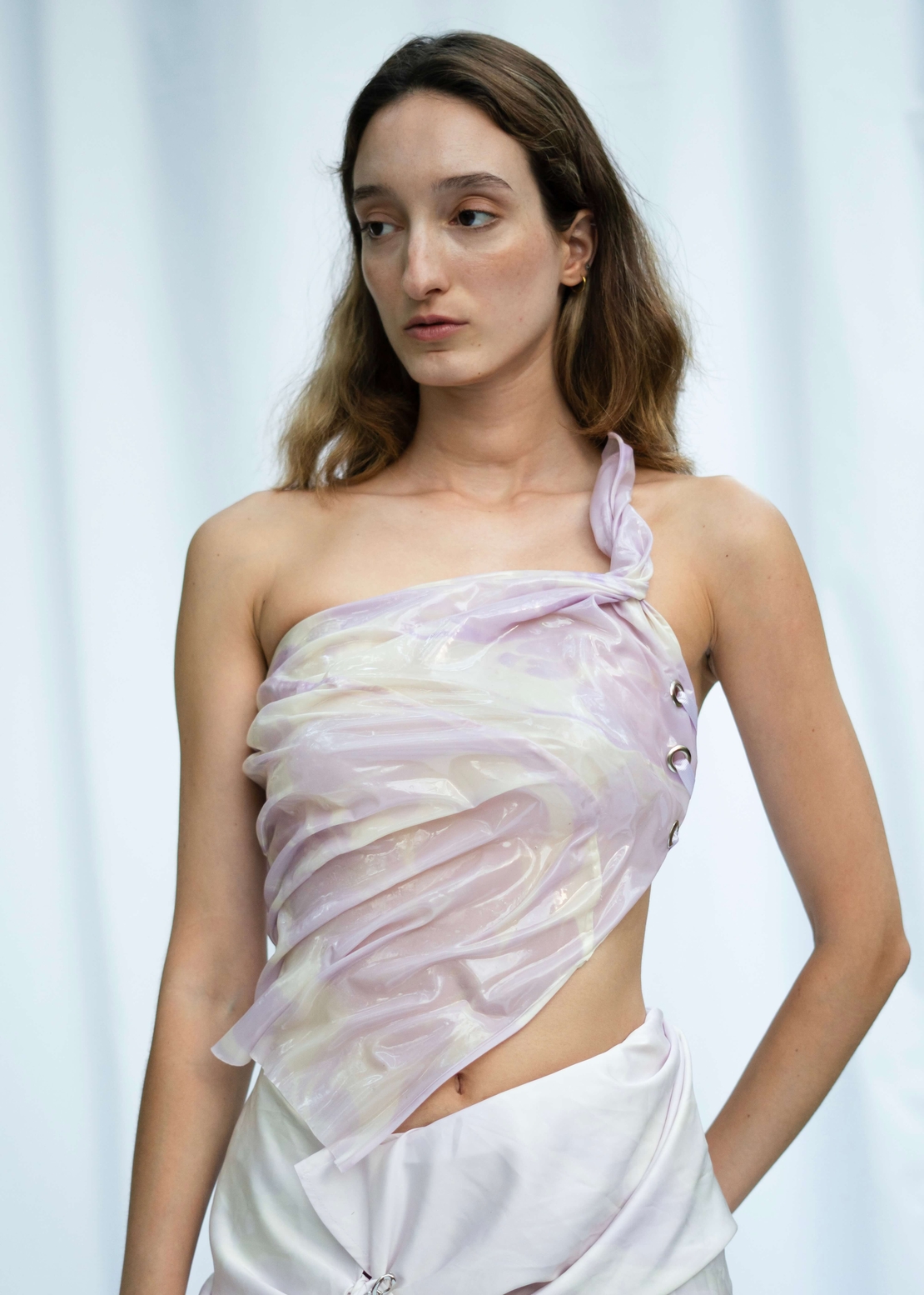 MARBLE MUSE CORSET IN PURPLE