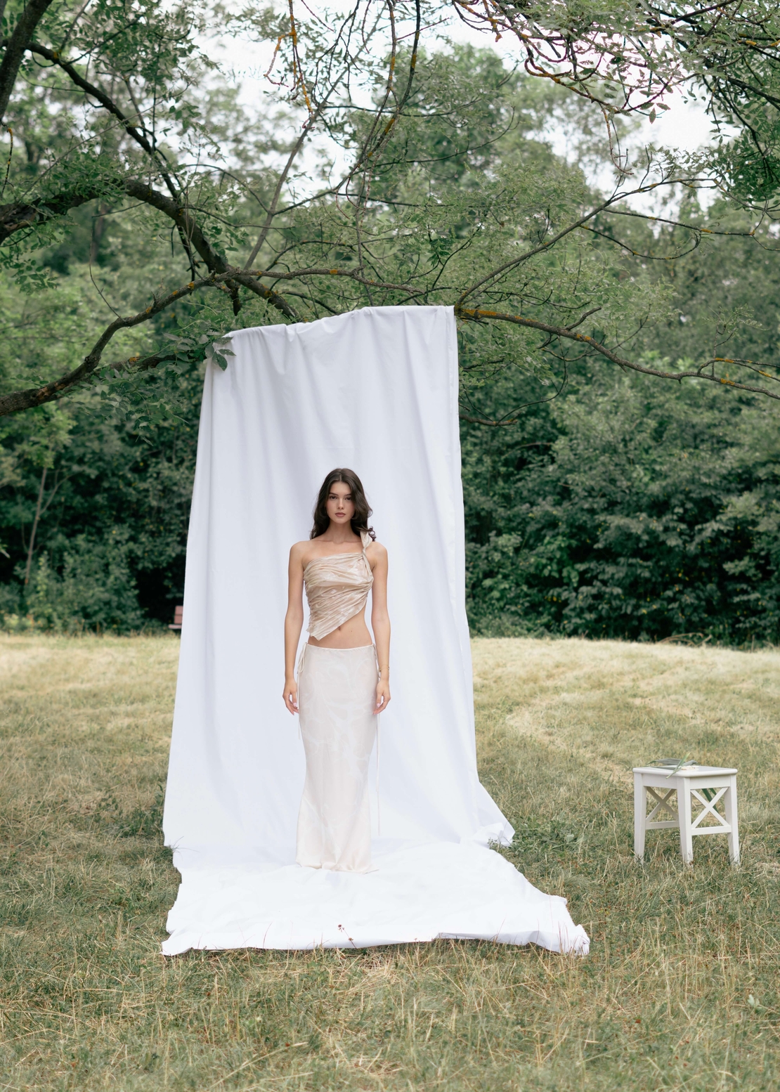 MARBLE MUSE CORSET IN BEIGE