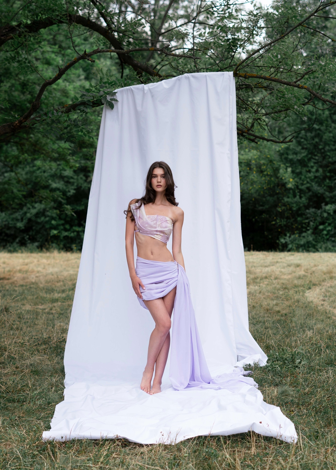 FLOW CORSET IN PURPLE