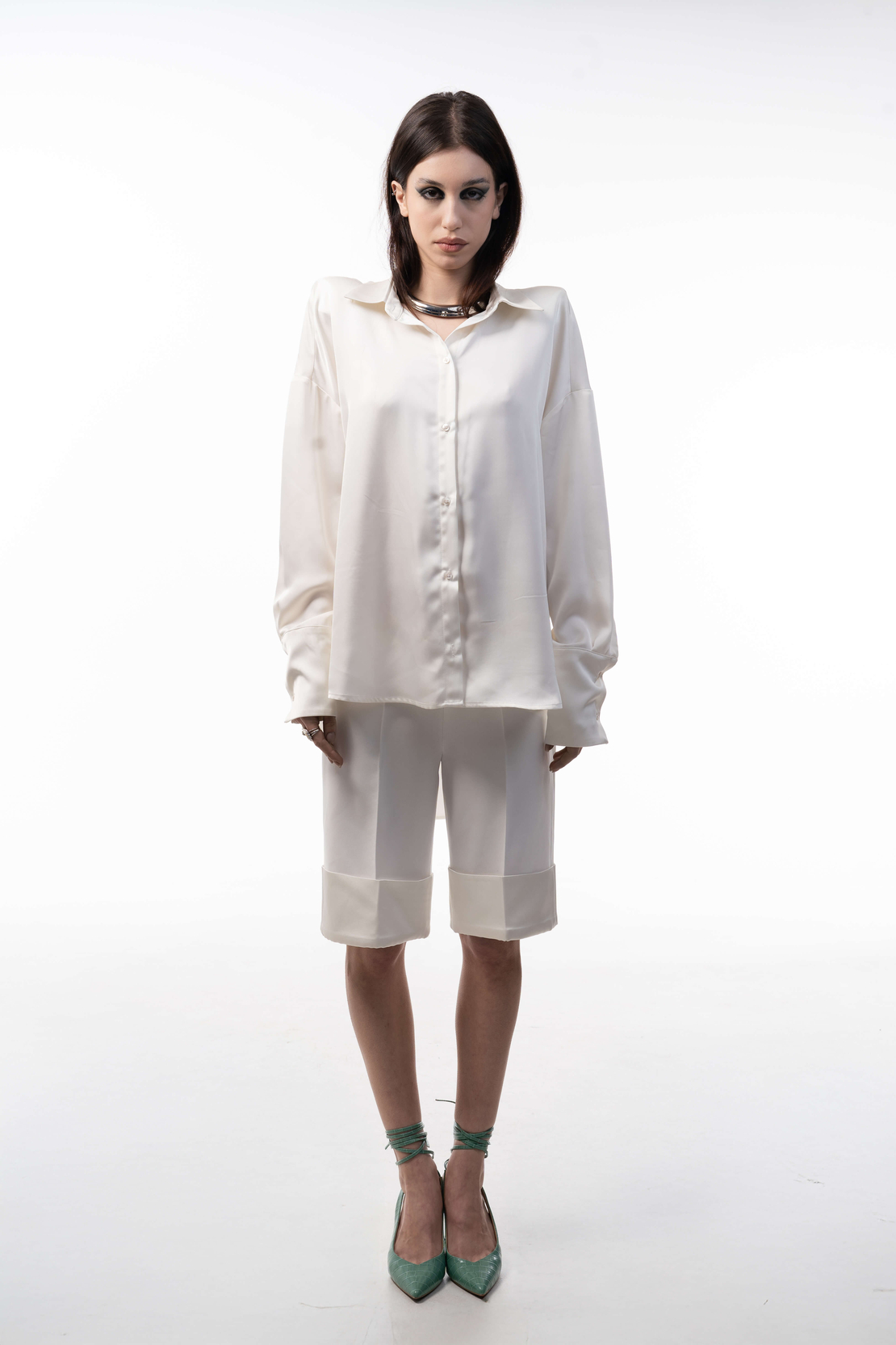 BACK AFFAIR SHIRT IN IVORY