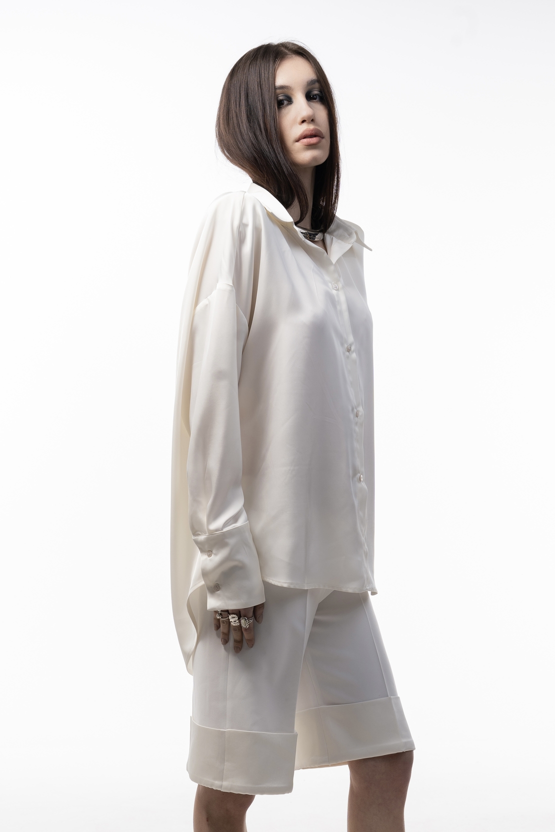 BACK AFFAIR SHIRT IN IVORY
