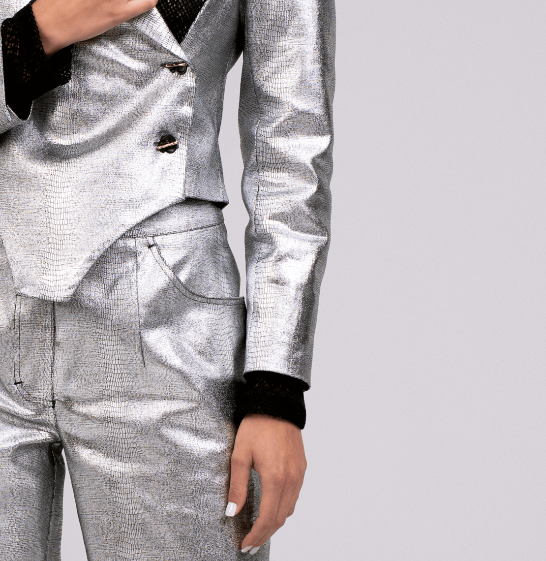 SILVER EDGE BLAZER