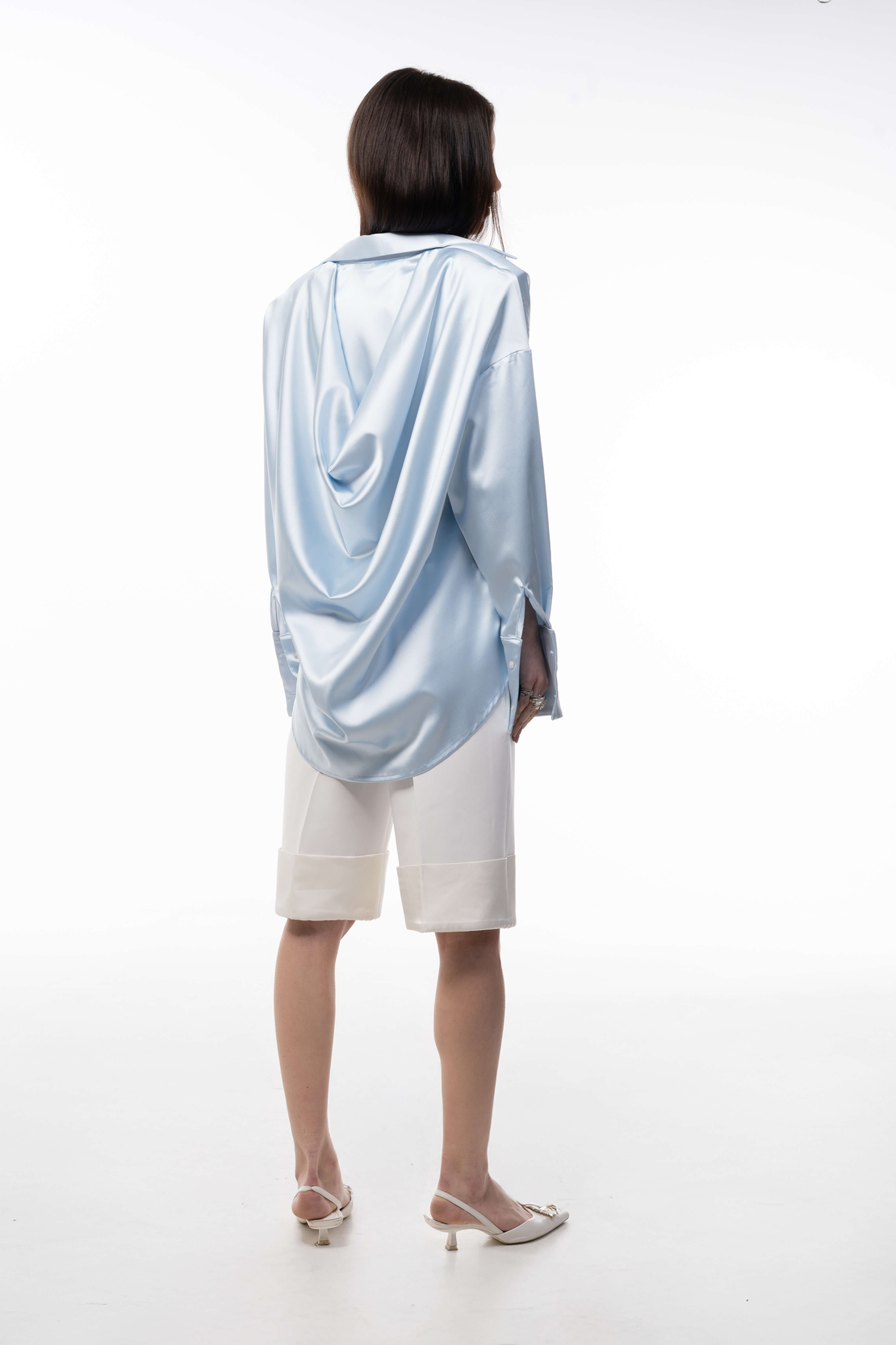 BACK AFFAIR SHIRT IN SKY BLUE