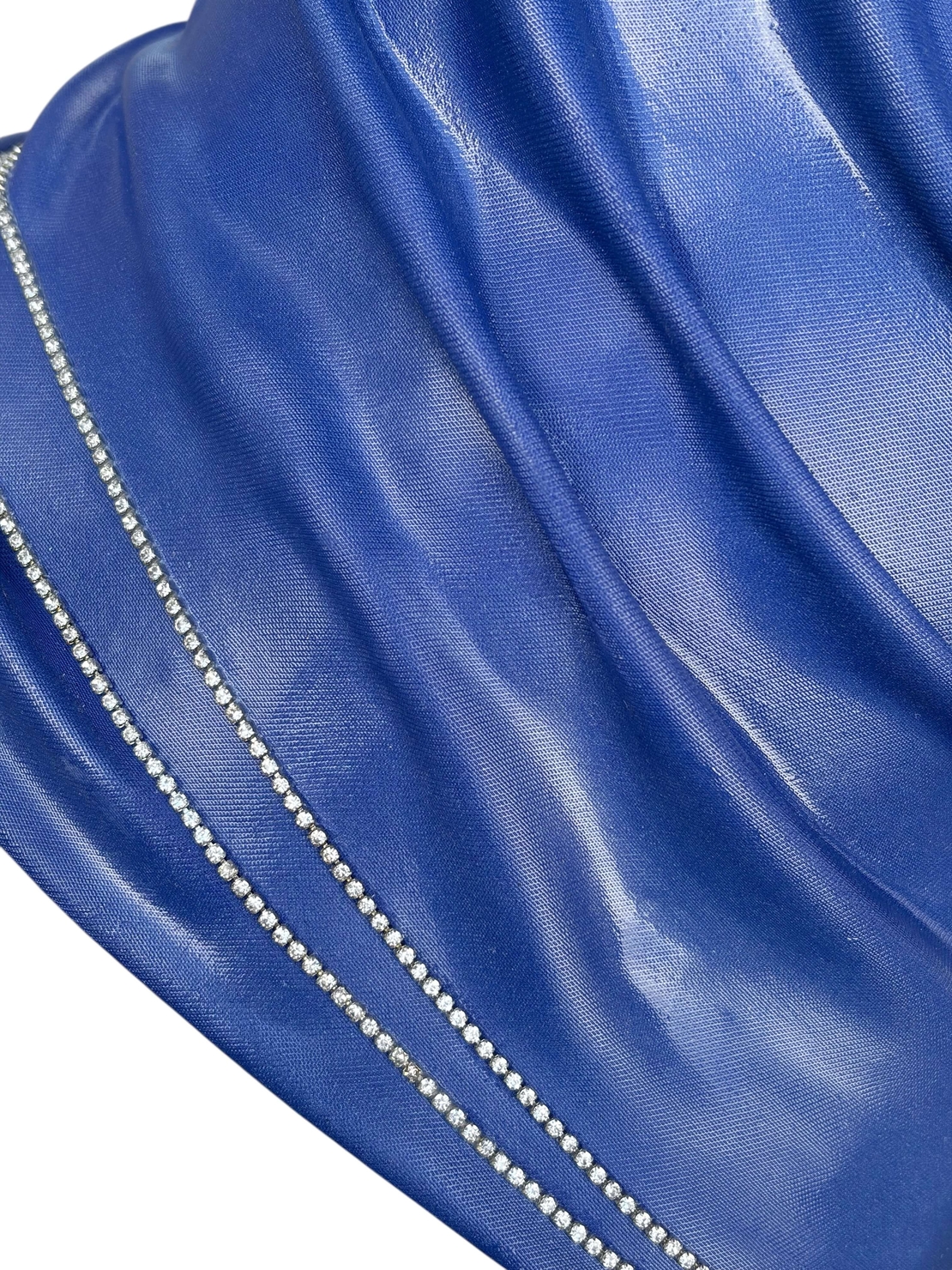 GOUD x FUNKY DISCO ROYAL BLUE CRYSTAL CORSET