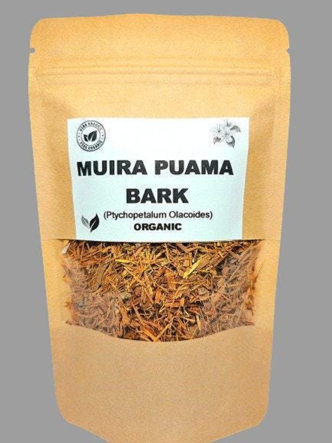 Organic muira puama bark | ptychopetalum olacoides | dried bark | herbal tea | herba | tea | liriosma ovata | juniperus brasiliensis