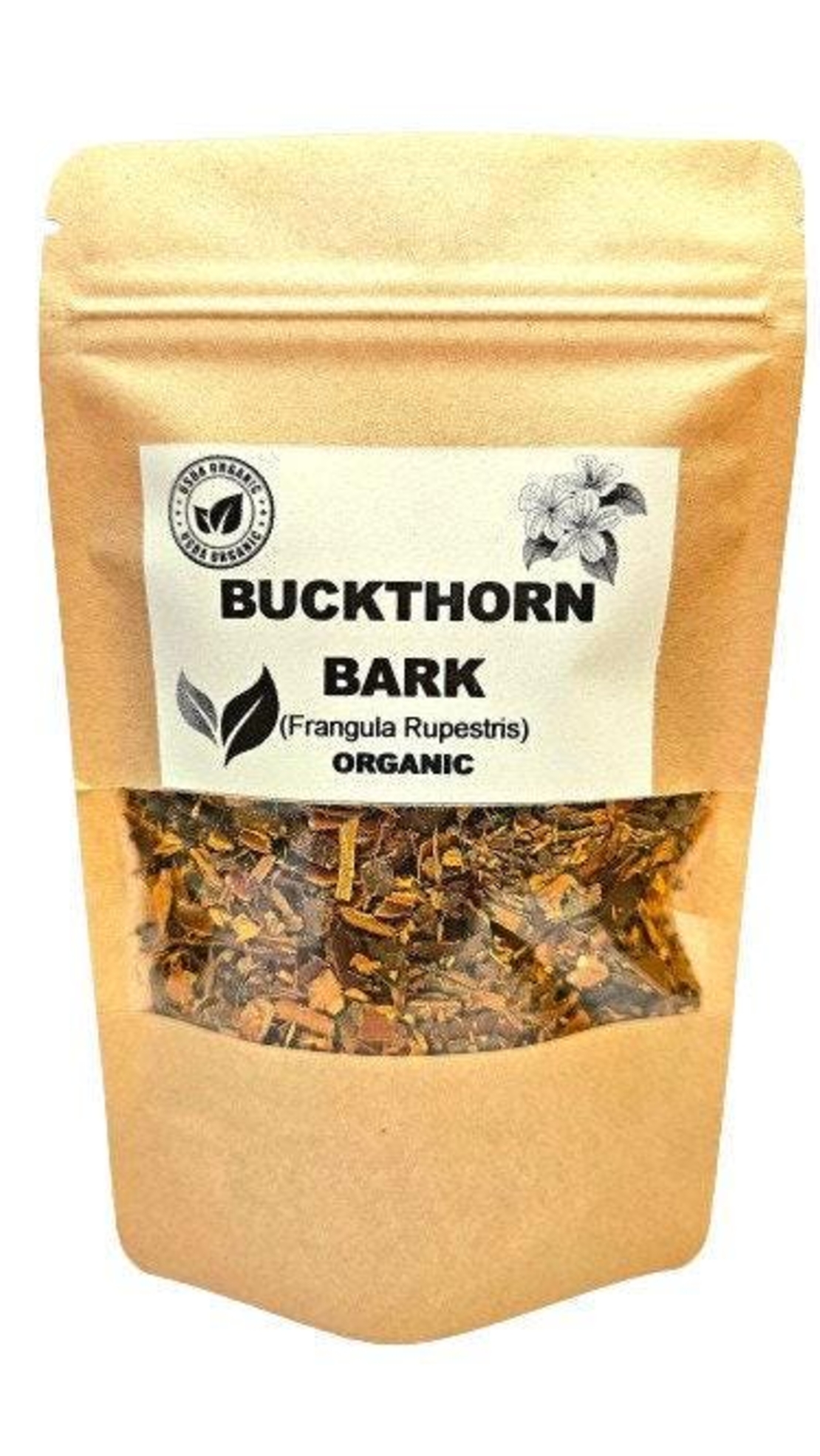 Organic BUCKTHORN BARK | frangula rupestris | buckthorn tea | herbal tea | organic herbs | dried herbs | herba | tea