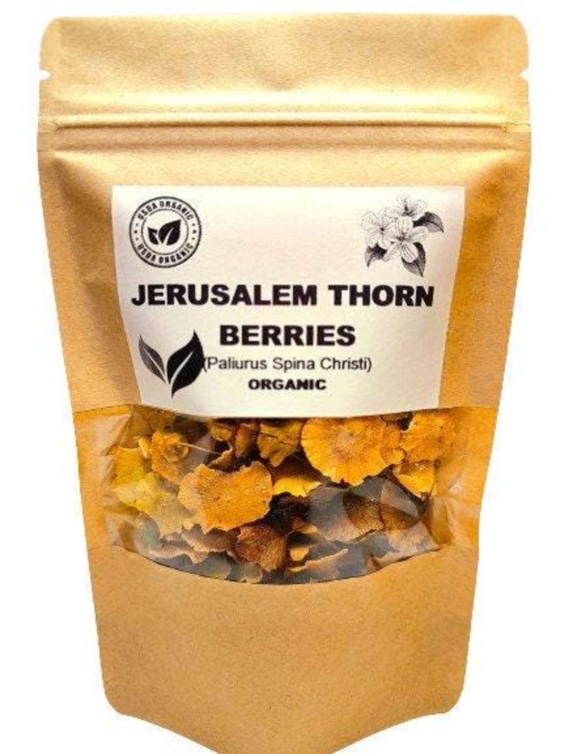 Organic JERUSALEM THORN BERRIES | paliurus spina christi | christ's thorn berries | christ thorn tea | herbal tea | herba | tea | berries