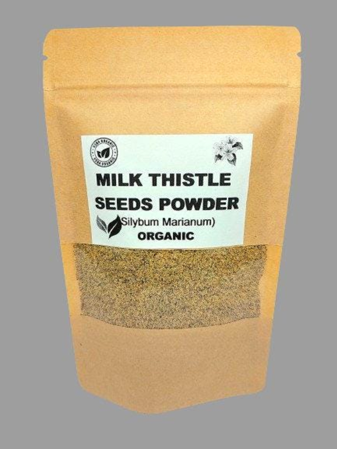 Organic MILK THISTLE SEEDS powder | silybum marianum | milk thistle tea | dried seeds powder | organic seeds powder |  milk thistle flour