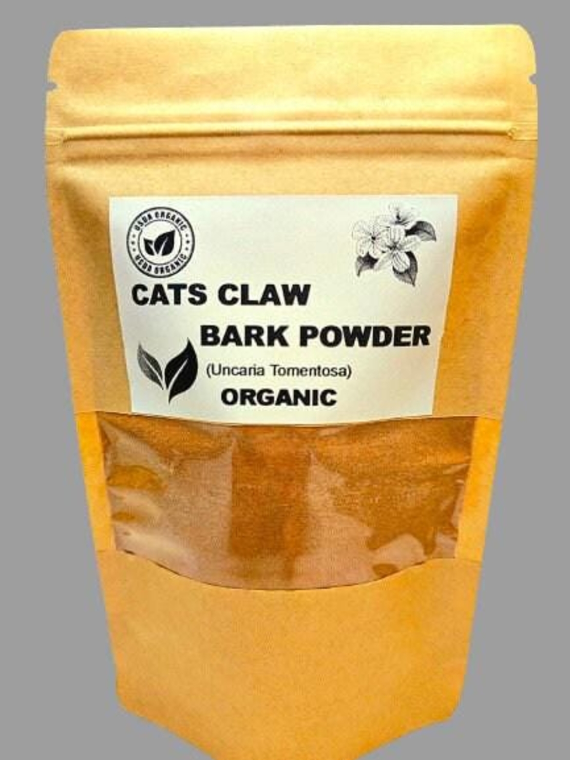 Organic CAT'S CLAW BARK Powder | uncaria tomentosa | cats claw powder | cats claw tea | herbal tea | herba | tea | powder