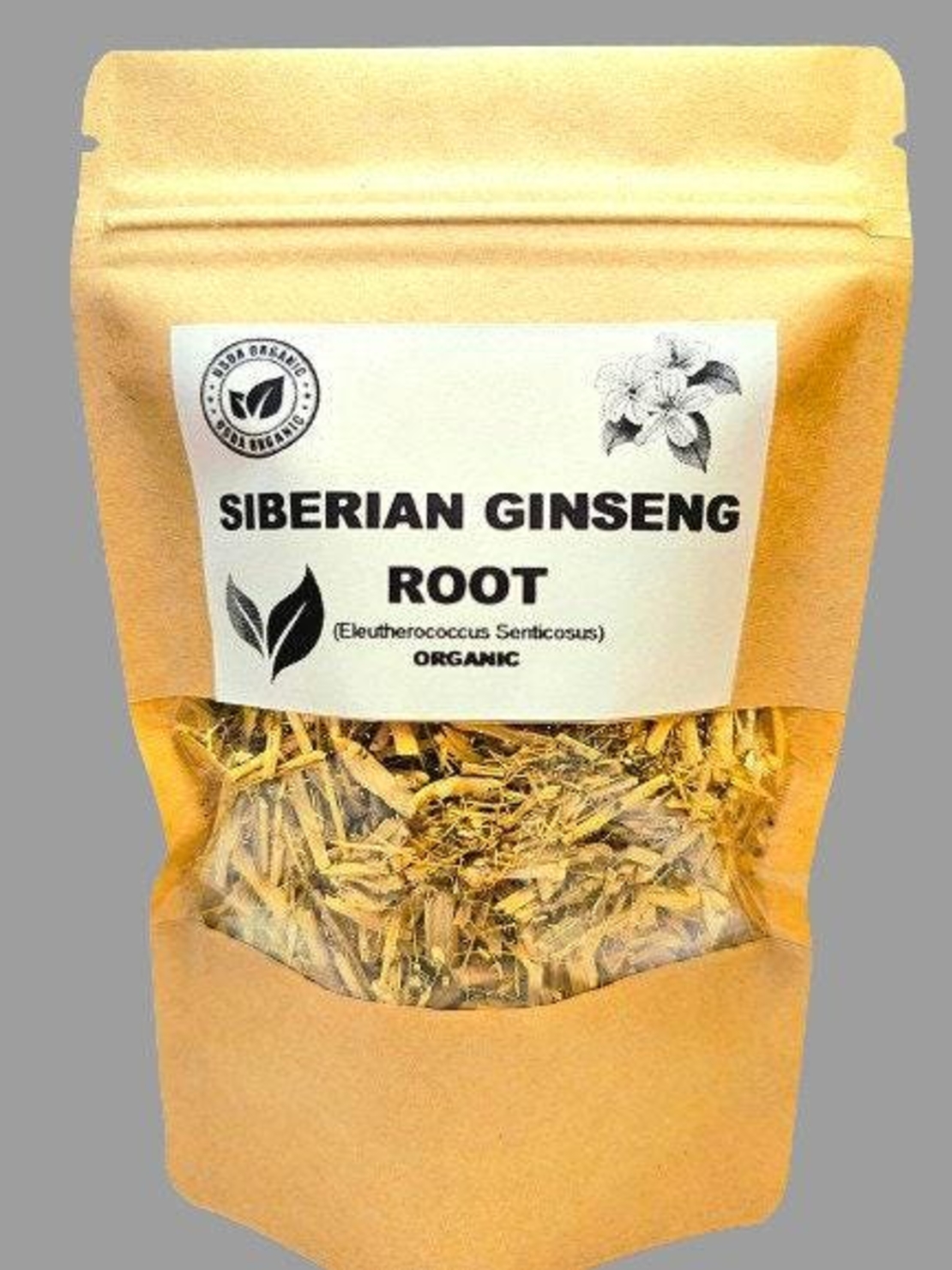 Organic SIBERIAN GINSENG ROOT | eleutherococcus senticosus radix | siberian ginseng tea | herbal tea | dried root | organic herbs | herba