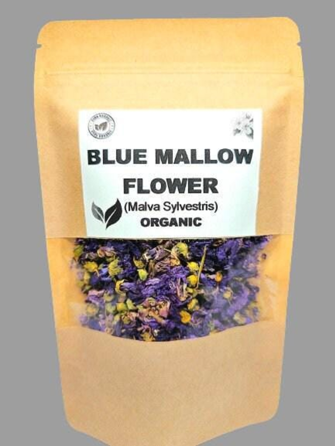 Organic BLUE MALLOW FLOWER | malva sylvestris | blue mallow tea | herbal tea | herba | tea | dried herb | organic herb | herba | herbalism