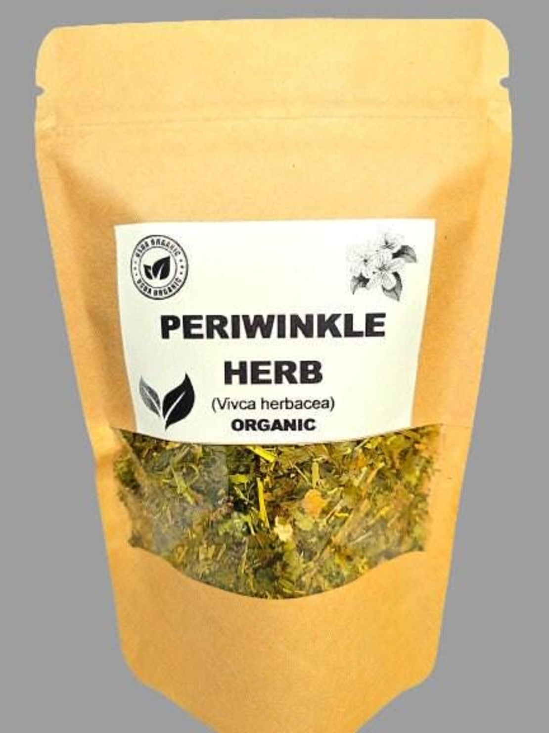 Organic PERIWINKLE HERB | vivca herbacea | periwinkle tea | herbal tea | herba | remedies | vinca major | organic herbs | dried herbs | tea