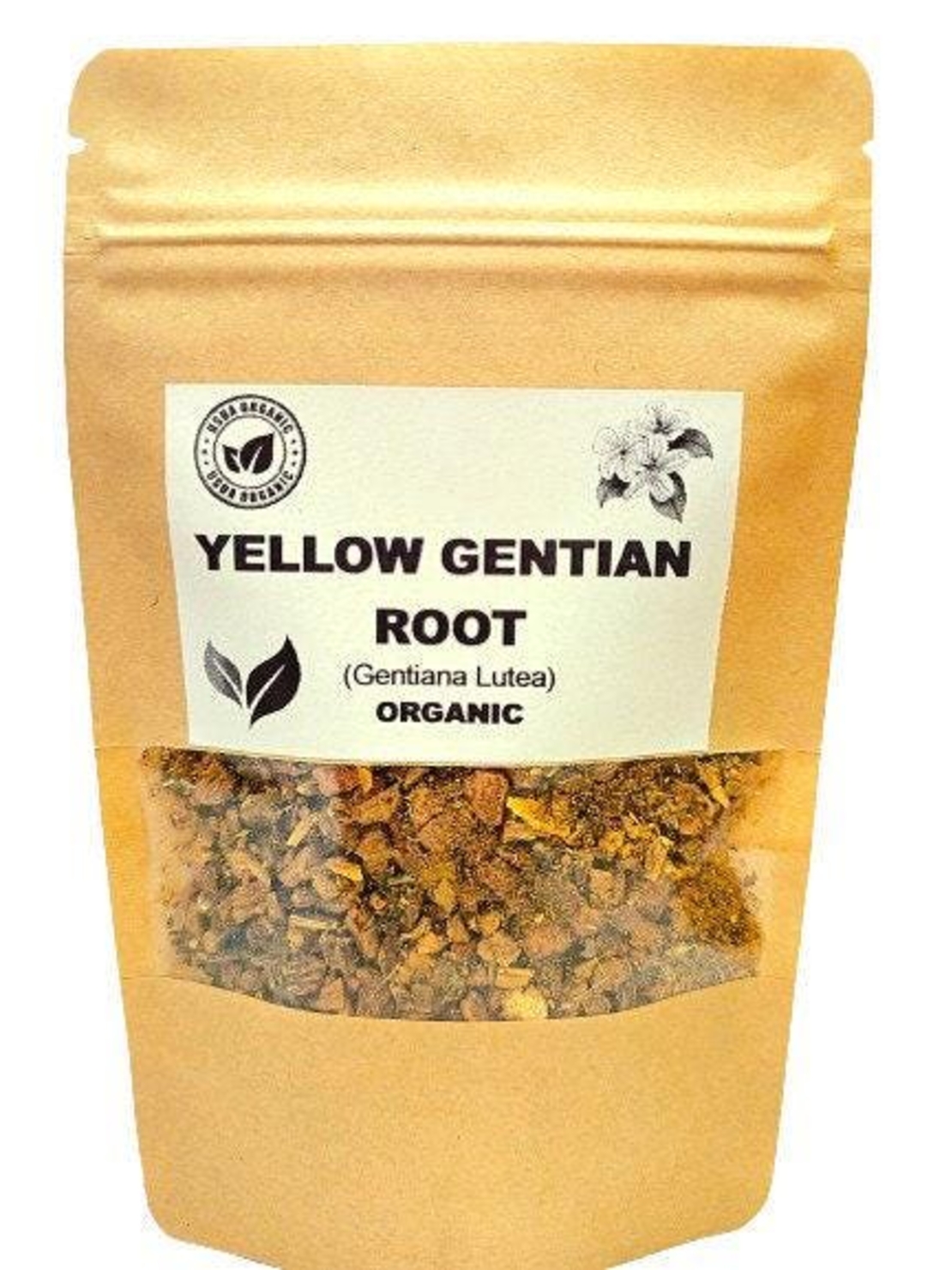 Organic Yellow Gentian Root (Gentiana lutea)