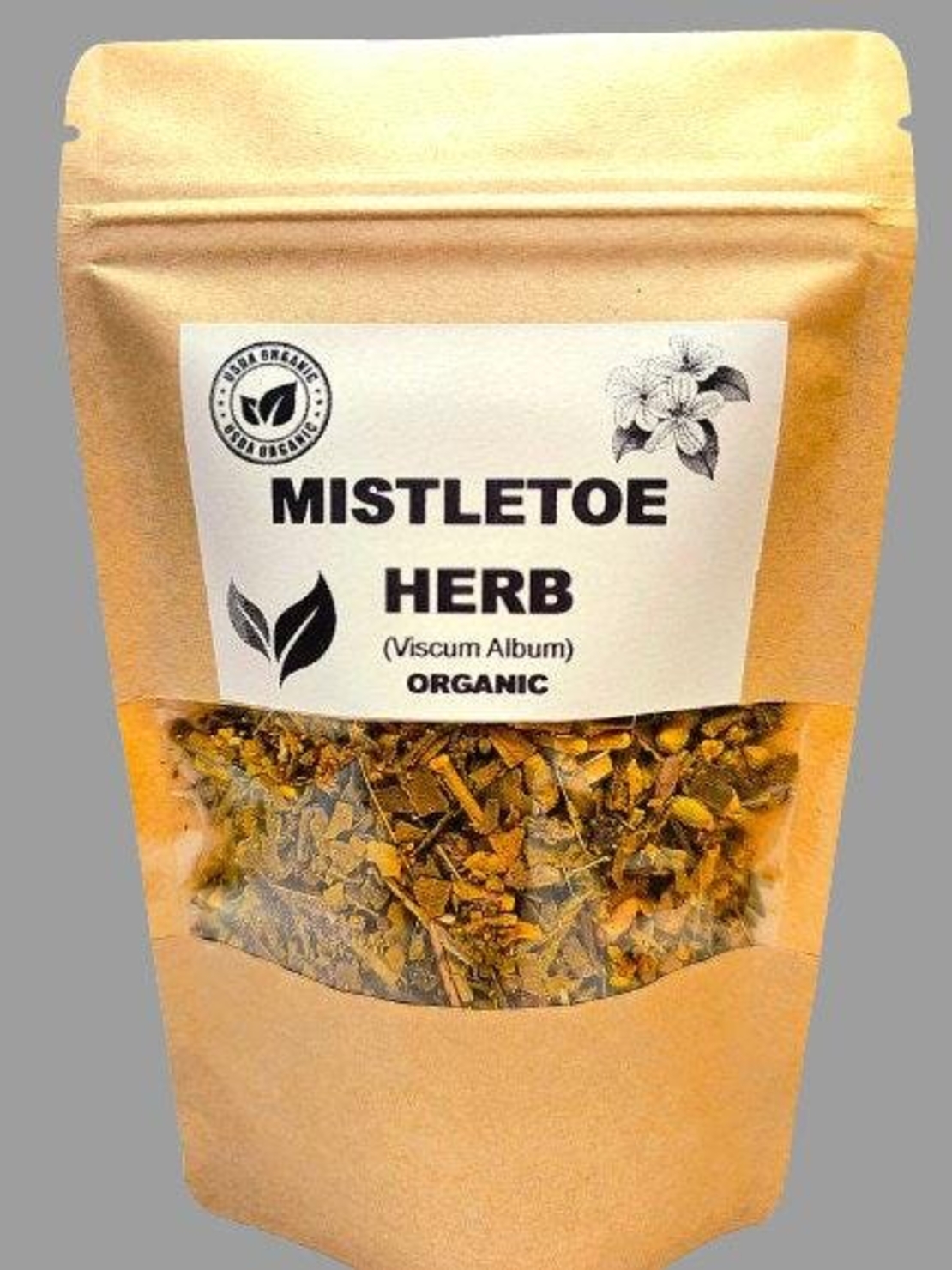 Organic MISTLETOE HERB | viscum album | mistletoe tea | herbal tea | dried herbs | organic herbs | herba | tea