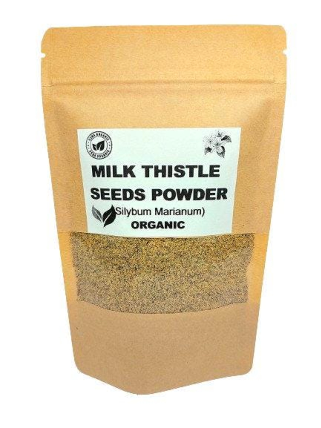 Organic MILK THISTLE SEEDS powder | silybum marianum | milk thistle tea | dried seeds powder | organic seeds powder |  milk thistle flour