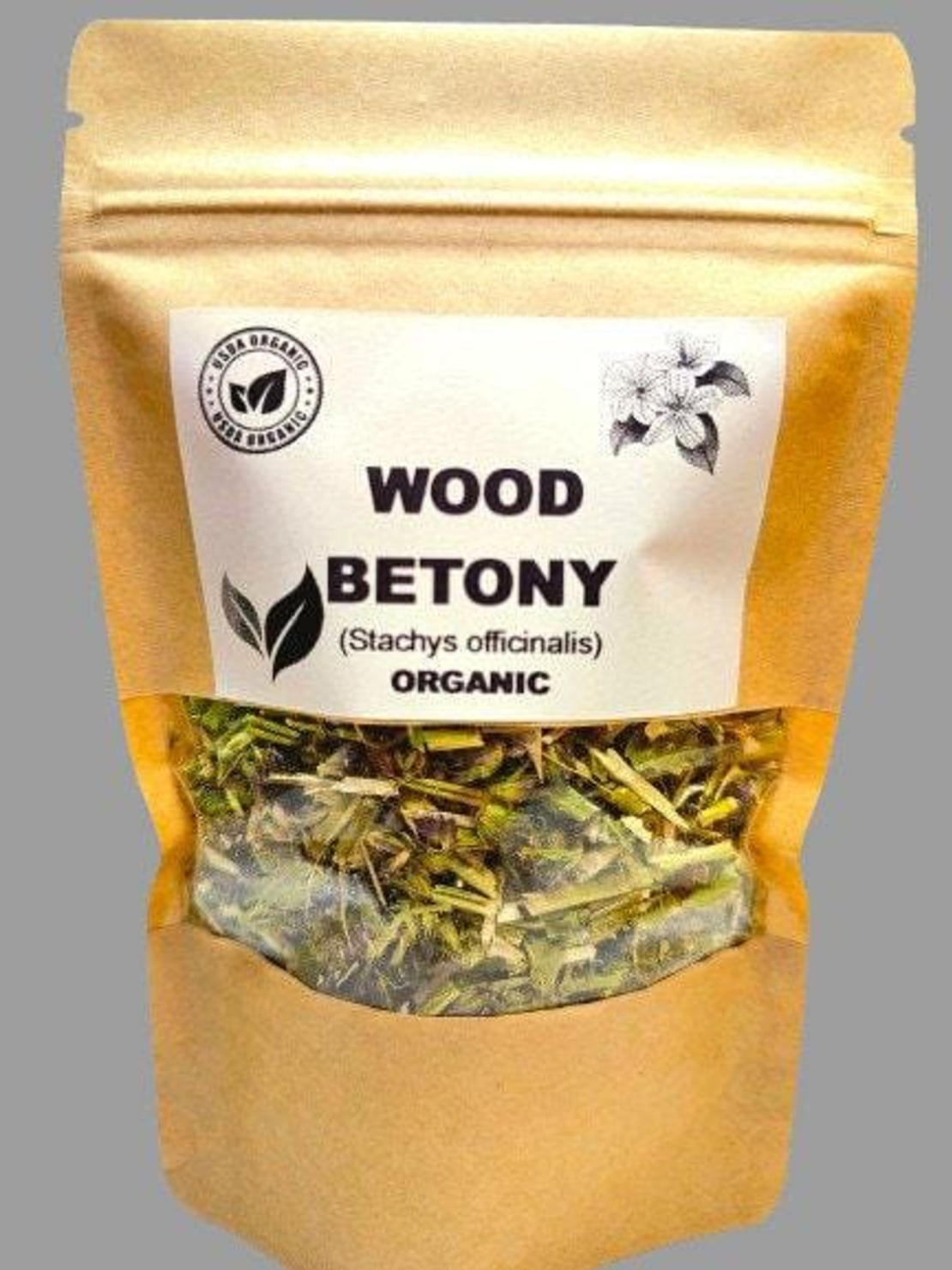 Organic Wood Betony (Stachys officinalis)