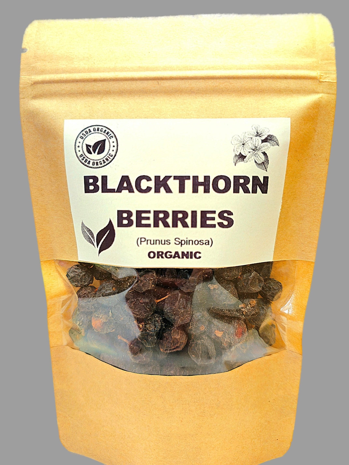 Organic BLACKTHORN BERRIES | prunus spinosa | blackthorn tea | dried berries | dried fruits | organi herb | dried herb | fruit tea | herba
