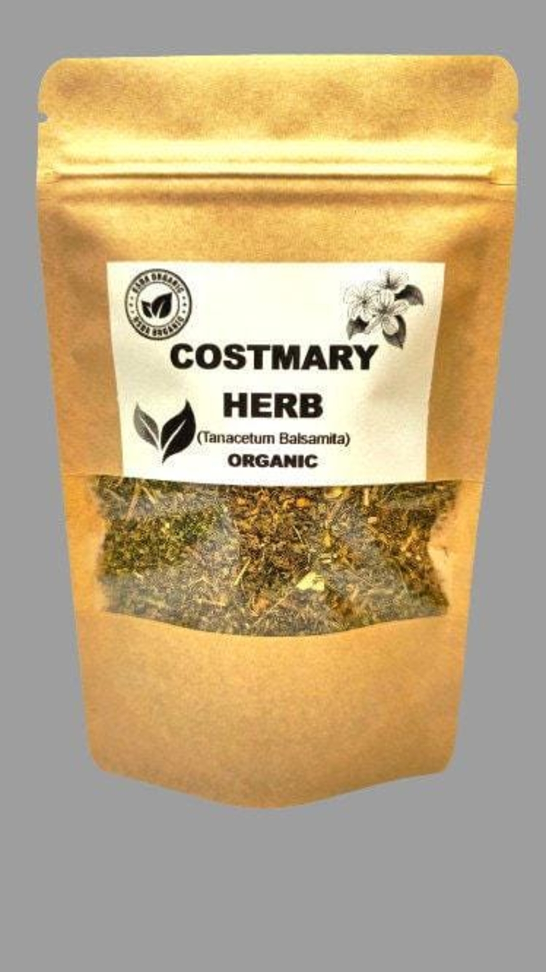 Organic COSTMARY HERB | tanacetum balsamita | costmary tea | herbal tea | dried herbs | organic herbs | herba | tea