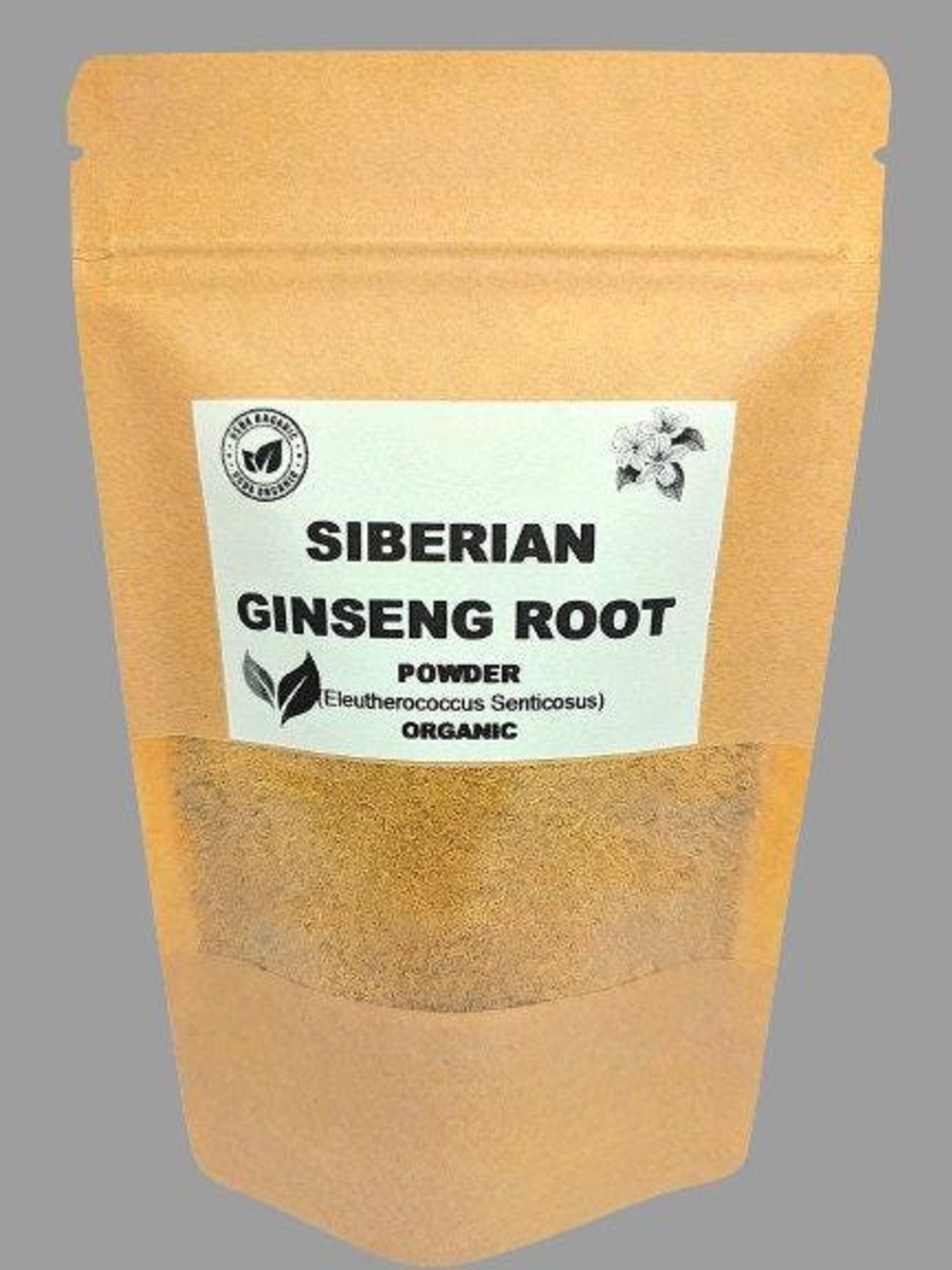 Organic SIBERIAN GINSENG ROOT powder | eleutherococcus senticosus radix | siberian ginseng tea | herbal tea | dried root powder | powder