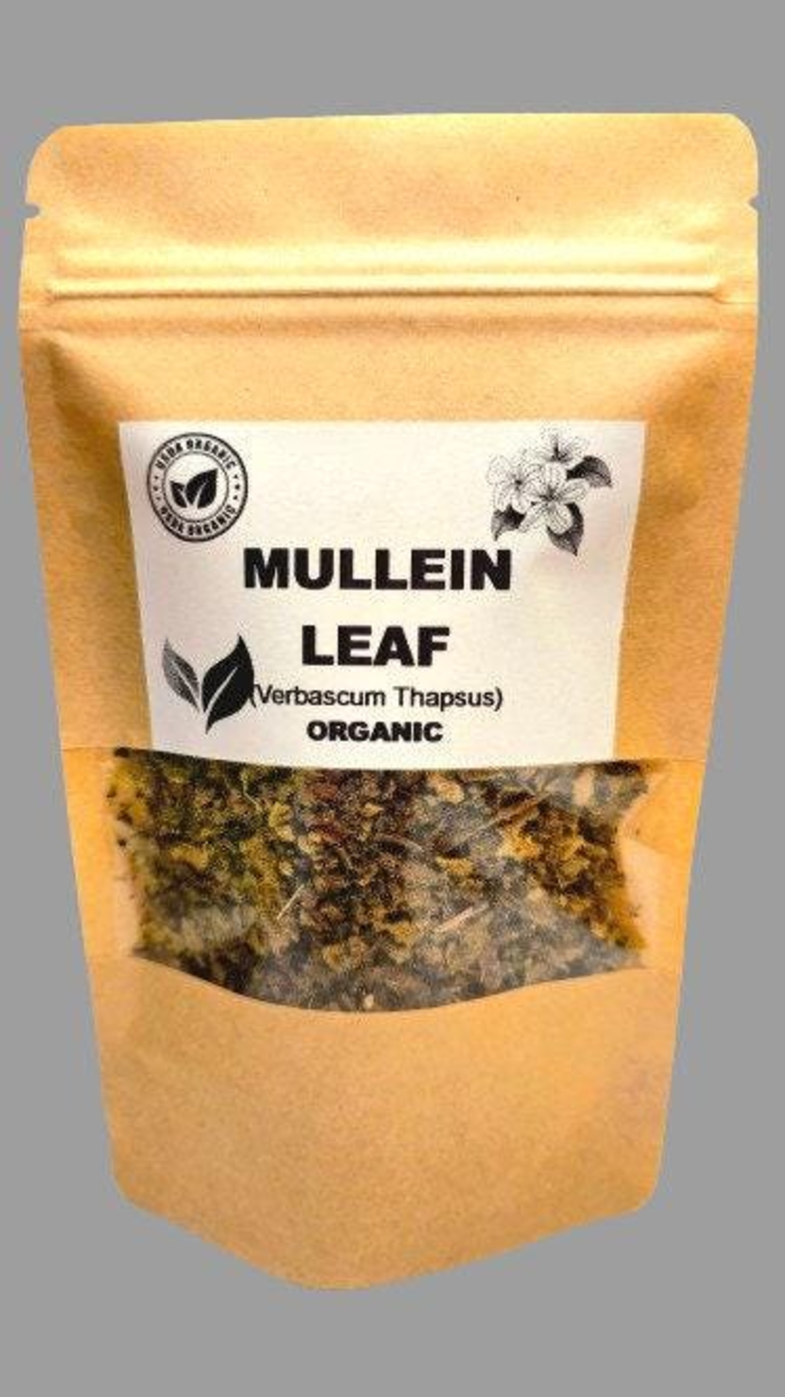 Organic MULLEIN LEAF | mullein leaf tea | mullein leaf | c/s verbascum thapsus | dried wildcrafted mullein leaf | mullein leaf herb