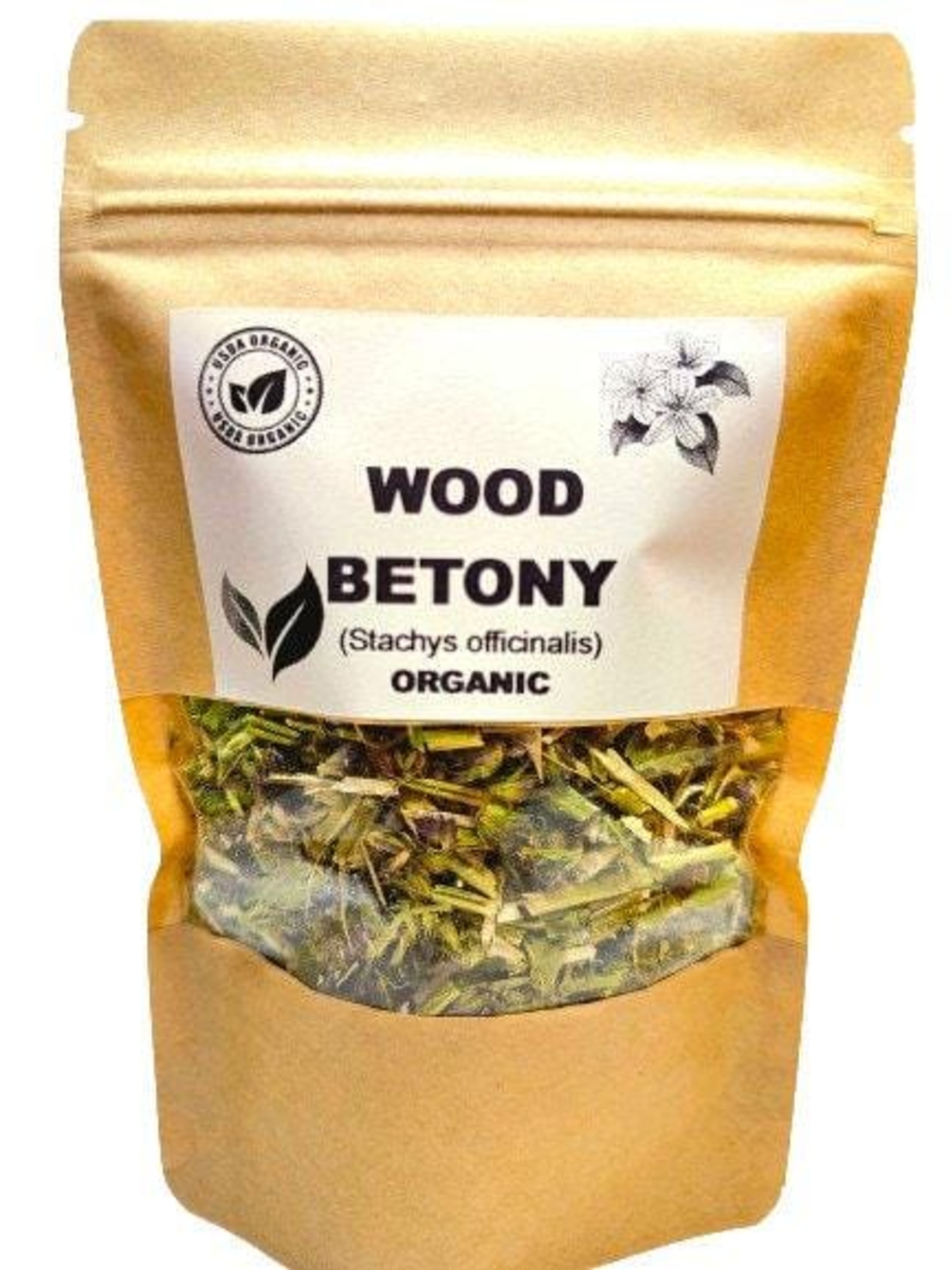 Organic Wood Betony (Stachys officinalis)