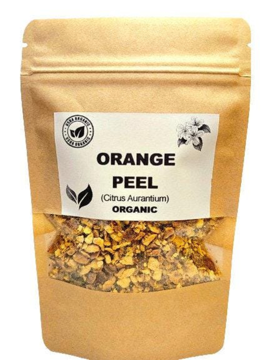 Organic ORANGE PEEL | citrus aurantium | orange peel tea | herbal tea | dried peel | organic herbs | dried herbs | herba | dried cut peel