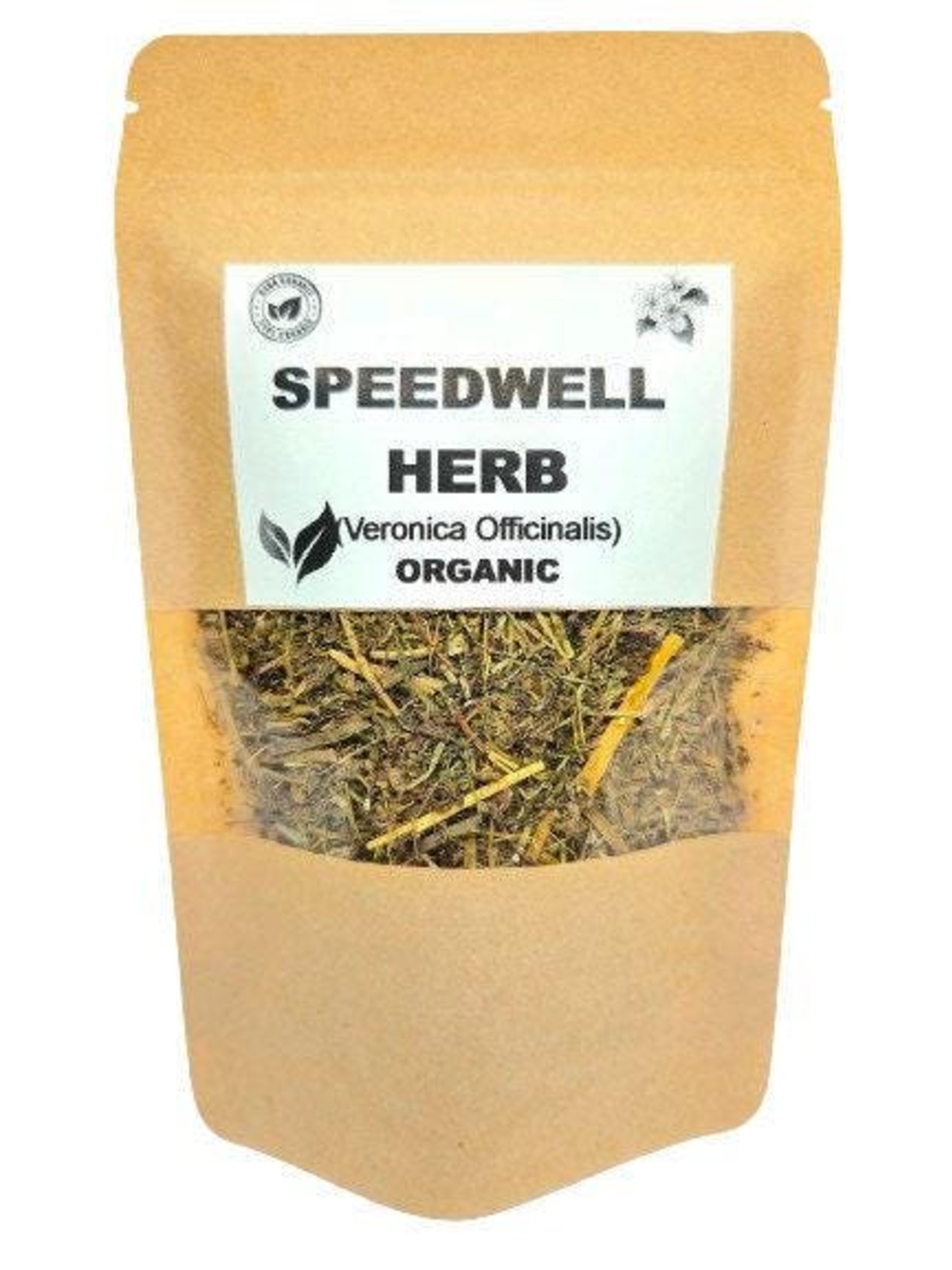 Organic speedwell herb | veronica officinalis | speedwell herb tea | herbal tea | herba | tea | dried herbs | organic herbs | herbalist